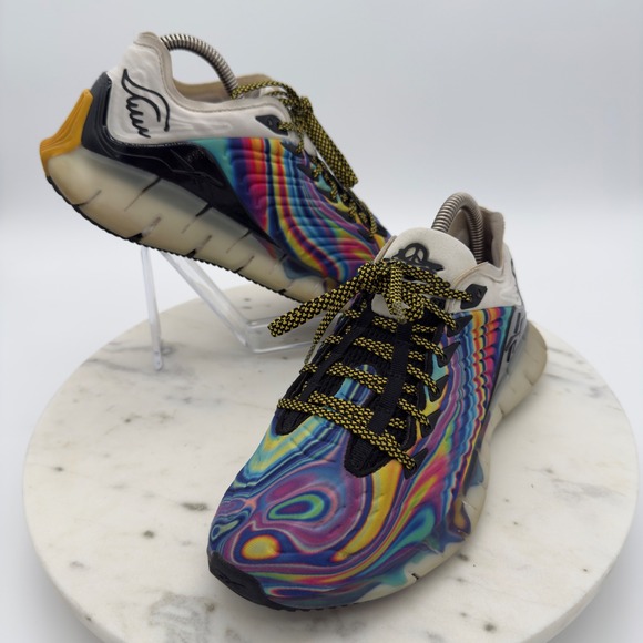 Reebok Other - Reebok Zig Kinetica II Shoes Mens Size 5 Multi Color Psychedelic FX3363 Sneakers